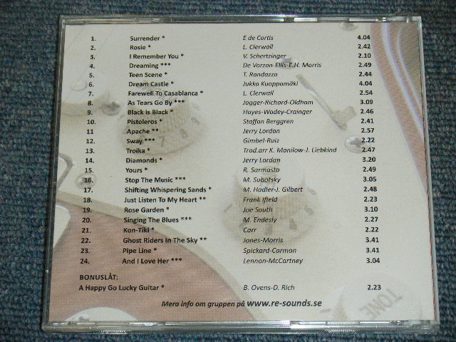 画像: THE RE-SOUNDS - BACK ON STAGE  GUITARMUSIC FROM THE 60's   / 2009 SWEDEN  BRAND NEW CD 