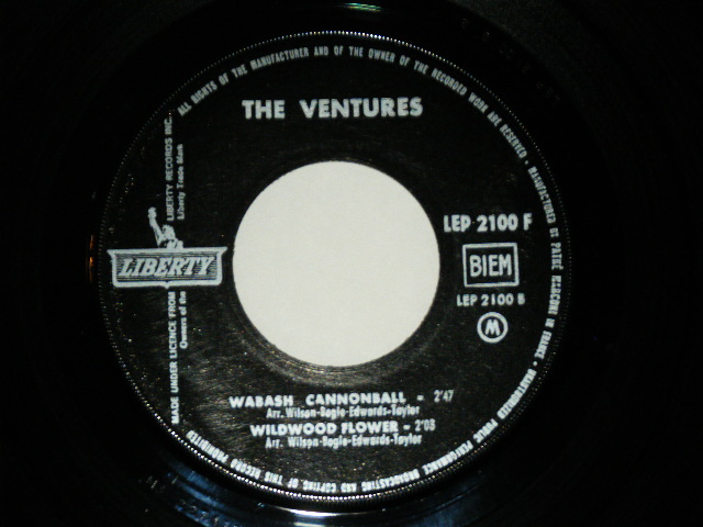 画像: THE VENTURES - PLAY THE COUNTRY : LOVESICK BLUES / 1960's  FRANCE Original 7" EP With PICTURE SLEEVE 