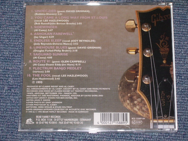 画像: AL CASEY -  SIDE WINDER ( 1994-5 RECORDINGS  )  / 1995 GERMAN  Brand New  out-of-print  CD 