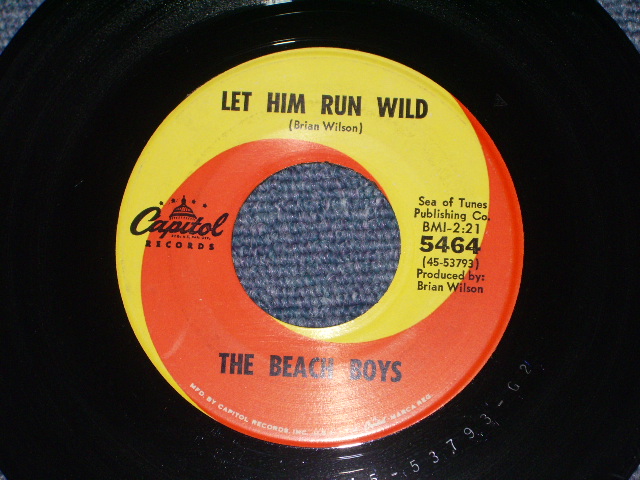 画像: THE BEACH BOYS - CALIFORNIA GIRLS  ( GRAY  LOGO TITLE COVER : STRAIGHT-CUT Cover : MATRIX G4#4/G2 : Ex+/Ex+ ) / 1965 US ORIGINAL 7" SINGLE With PICTURE SLEEVE 