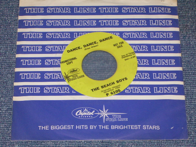 画像1: THE BEACH BOYS - DANCE DANCE DANCE  / 1967 US REISSUE PROMO  7" SINGLE 