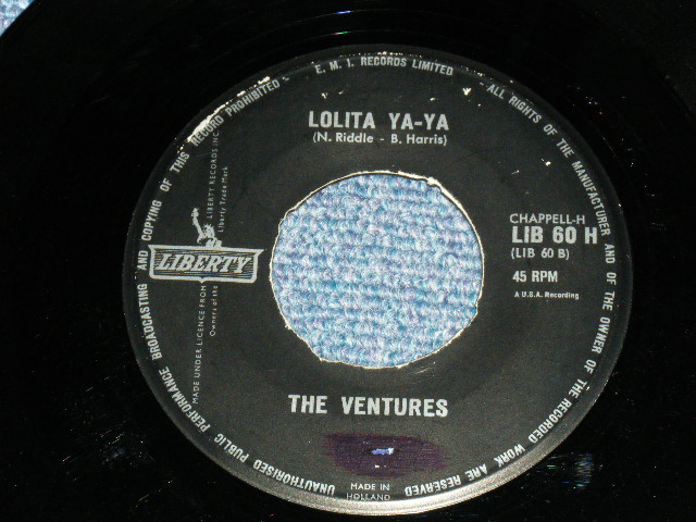 画像1: THE VENTURES - LOLITA YA-YA ( Ex+/Ex+ / 1962  UK ORIGINAL 7" SINGLE 