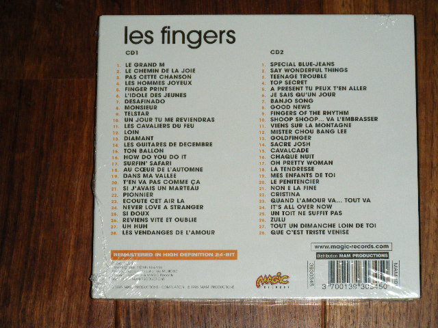 画像: LES FINGERS - COMPLETE SIXTIES INSTRUMENTAL  / 1995 FRENCH DIGI-PACK Brand New SEALED  2CD's Set