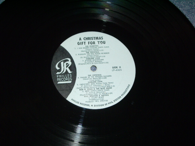 画像:  VA ( CRYSTALS+RONETTES+DARLEN LOVE+More ) - A CHRISTMAS GIFT FOR YOU ( Ex+++ / Ex++ )  /1964  US Original 1st Label BLUE LABEL MONO LP  