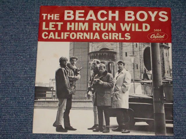 画像: THE BEACH BOYS - CALIFORNIA GIRLS  ( LIGHT GRAY  LOGO TITLE COVER : DIE-CUT Cover : MATRIX M?8/F7 : Ex++/Ex+ ) / 1965 US ORIGINAL 7" SINGLE With PICTURE SLEEVE 