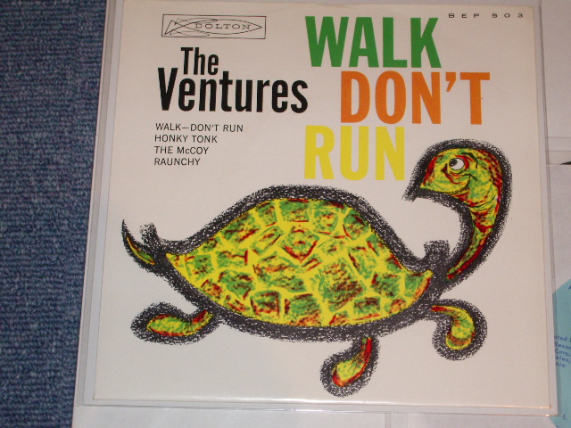 画像: THE VENTURES - WALK-DON'T RUN   BEAUTIFUL CONDITION    / 1960 US ORIGINAL 7"EP + PICTURE SLEEVE