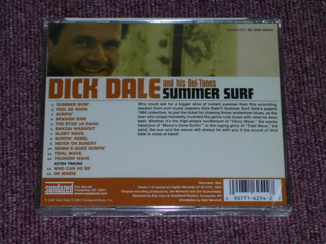 画像: DICK DALE & HIS DEL-TONES - SUMMER SURF  / 2007  US Brand New SEALED NEW CD 