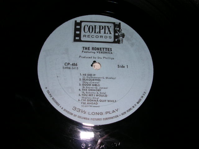 画像: RONETTES - THE RONETTES featuring VERONICA / 1965 US ORIGINAL BLUE Label MONO  LP 