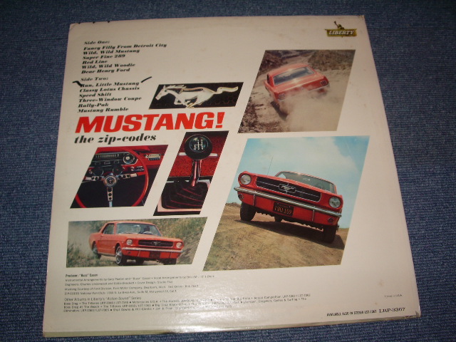 画像: THE ZIP-CODES. - MUSTANG! ( Ex++/MINT- ) / 1964 US ORIGINAL MONO  LP 