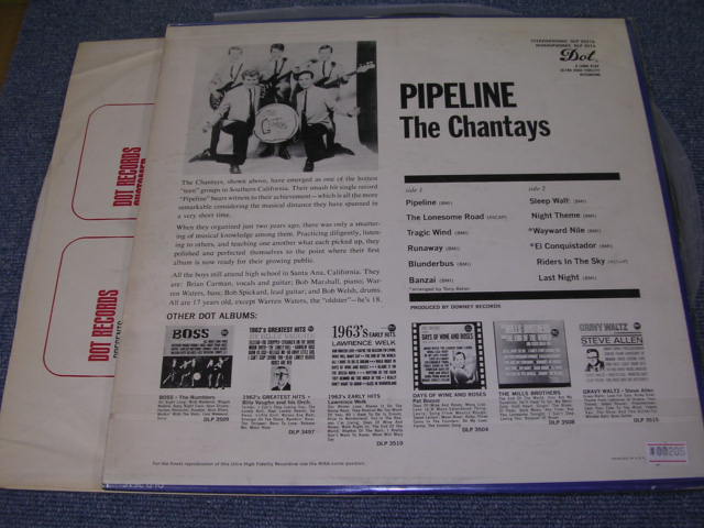 画像: THE CHANTAYS - PIPELINE ( Ex++/Ex+++ ) 1963 US AMERICA ORIGINAL "1st Press on STEREO Version" Used LP 
