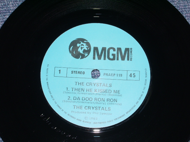 画像: THE CRYSTALS - THE CRYSTALS   / 1970s ? AUSTRALIA   ORIGINAL  7" EP