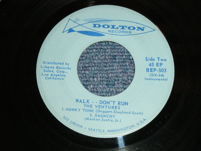 画像: THE VENTURES - WALK-DON'T RUN ( Matrix Number DX-03-3/DX-04-2) / 1960 US ORIGINAL 7"45EP + PICTURE SLEEVE