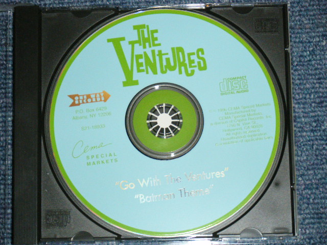 画像: THE VENTURES - GO WITH + THE BATMAN THEME ( 2 in 1+ BONUS TRACK ) / 1996 US Used CD 