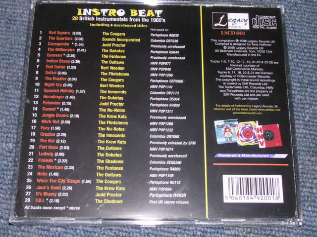 画像: va OMNIBUS - INSTRO BEAT BRITISH INSTRUMENTALS FROM THE 1960'S  ( 60s INST ) / 2008 UK BRAND New  CD 