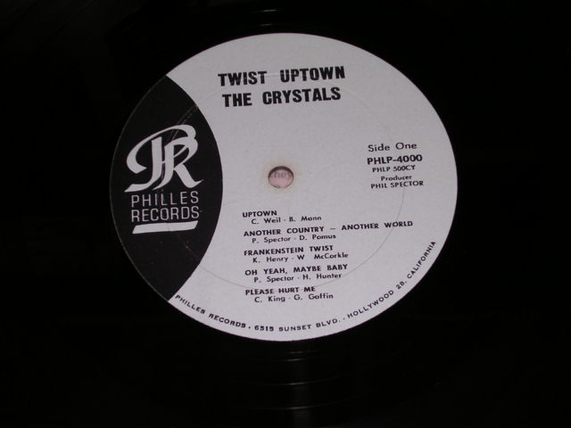 画像: THE CRYSTALS - TWIST UP TOWN (Ex++/Ex+++) / 1962 US AMERICA ORIGINAL "BLUE LABEL "MONO Used LP 