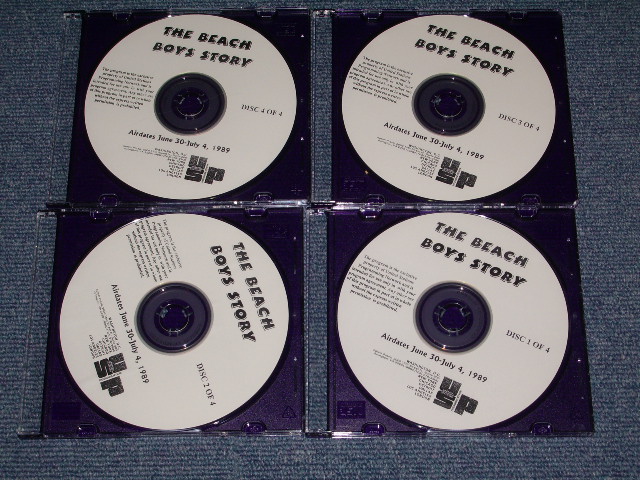 画像1: THE BEACH BOYS - THE BEACH BOYS STORY ( 4 CD-R'S US RADIO SHOW ) / 1989 US COLLECTOR'S 4CDs 