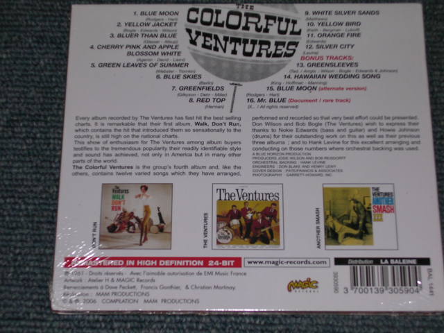 画像: THE VENTURES - THE COLORFUL VENTURES ( ORIGINAL ALBUM + BONUS )  / 2006 FRENCH DI-GI PACK SEALED  CD