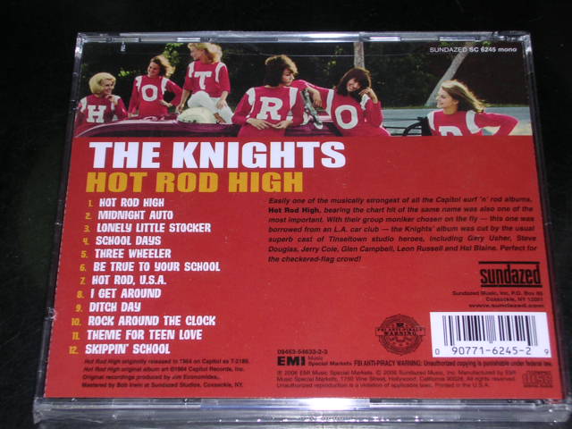 画像: THE KNIGHTS - HOT ROD HIGH  / 2006 US SEALED CD