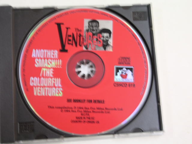 画像: THE VENTURES - ANOTHER SMASH + THE COLORFUL ( 2 in 1 )/ 1994  UK& EU  USED   CD 