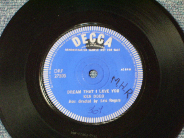 画像: A) THE VENTURES -PERFIDIA / B) KRN DODD - DREAM THAT I LOVE YOU /  1961UK Promo Only Coupling 7" Single