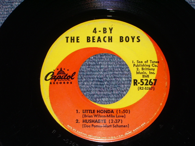 画像: THE BEACH BOYS - FOUR BY THE BEACH BOYS   / 1964 US ORIGINAL 7"33rpm EP With PICTURE SLEEVE