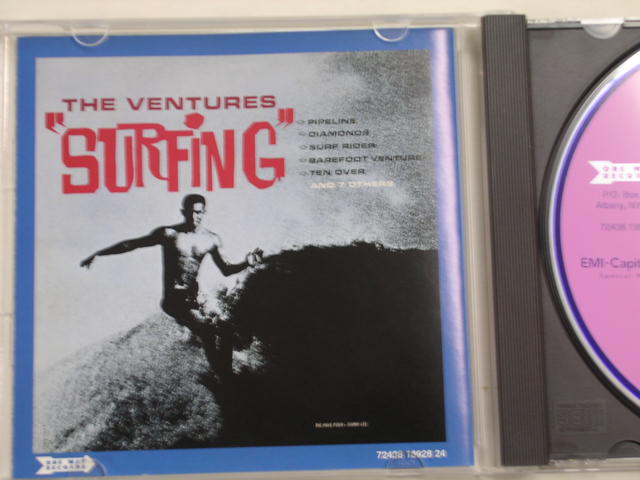 画像: THE VENTURES - SURFING + THE COLORFUL VENTURES ( 2 in 1+ BONUS TRACK ) / 1996 US USED  CD 