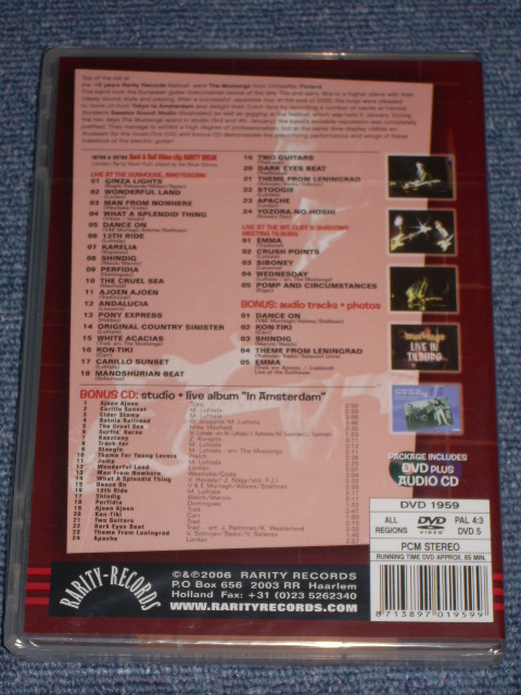 画像: MUSTANGS - LIVE AT THE SUN HOUSE ( DVD + CD ) / 2006 HOLLAND PAL System uSED DVD 