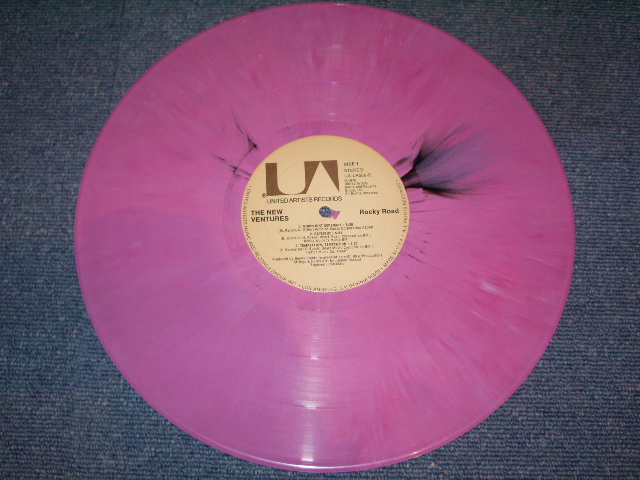 画像: THE NEW VENTURES - ROCKY ROAD ( Ultra Rare PURPLE MARBLE WAX VINYL ) / 1975 US AMERICA ORIGINAL Used LP 