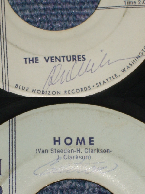 画像: THE VENTURES - WALK-DON'T RUN / HOME With AUTO GRAPHED SIGNED  / 1959 US ORIGINAL 7" SINGLE 