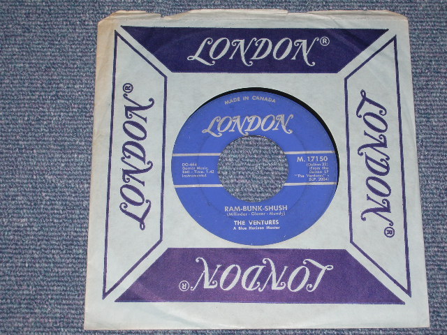 画像: THE VENTURES - RAM-BUNK-SHUSH  /1961 CANADA  ORIGINAL 7" SINGLE 