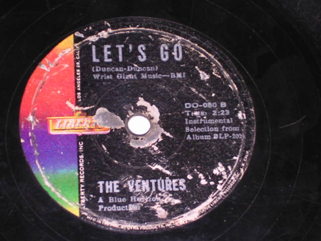 画像1: THE VENTURES - WALK RIGHT IN / LET'S GO / 1960s  PHILLIPPINESORIGINAL 78rpm SP 