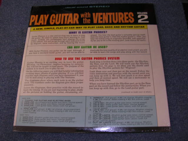 画像: THE VENTURES - PLAY GUITAR WITH THE VENTURES VOL.2  / 1966 ? US ORIGINAL stereo  Brand New Sealed LP found Dead Stock