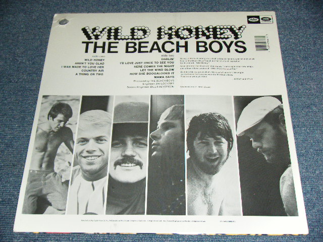 画像: The BEACH BOYS - WILD HONEY / 1994 US REISSUE "PROMO BB HOLE" Brand New SEALED" LP 