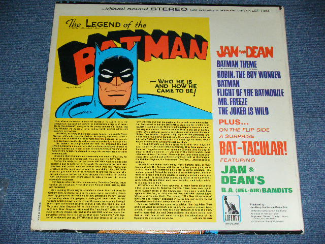 画像: JAN & DEAN - MEET BATMA ( Ex+/Ex ) / 1966 US ORIGINAL Promo STEREO  LP 