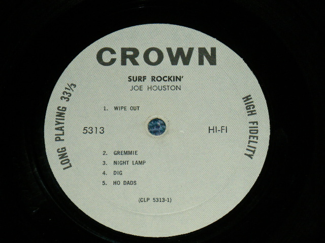 画像: JOE HOUSTON - SURF ROCKIN' / 1963  US ORIGINAL MONO Used LP 