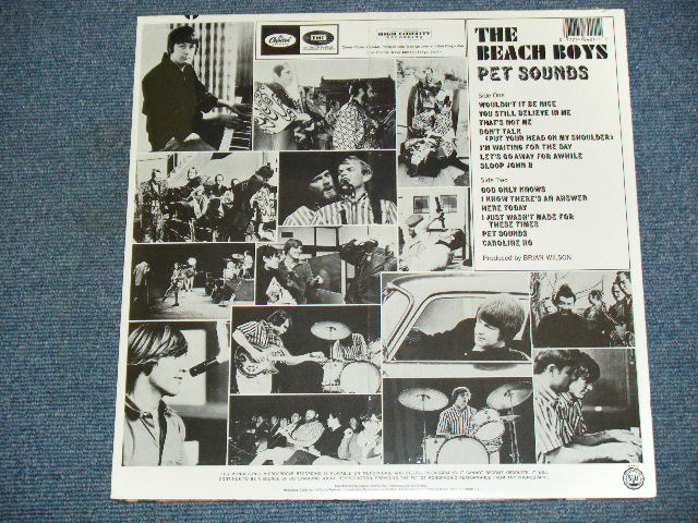 画像: THE BEACH BOYS - PET SOUNDS (With BONUS TRACKS) (SEALED) / 1990's US REISSUE "BRAND NEW SEALED" LP