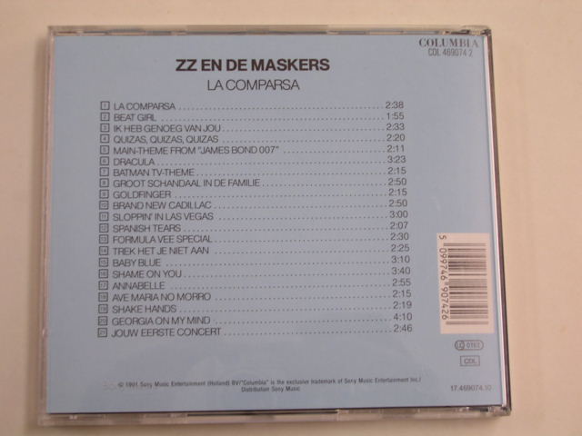 画像: ZZ EN MASKERS - LA COMPARSA / 1991 HOLLAND USED CD