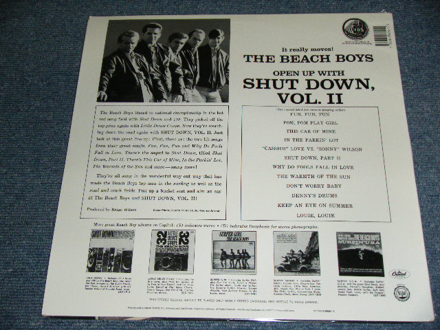 画像: The BEACH BOYS - SHUT DOWN VOLUME 2 (SEALED)  / 1994  US REISSUE "Brand New SEALED" LP 