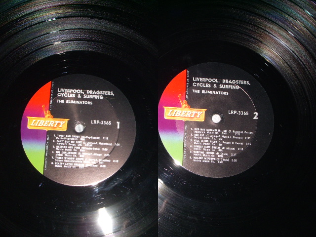 画像: THE ELIMINATORS  - LIVERPOOL! DRAGSTERS!! CYCLES!!! SURFING!!!!  ( MONO : Ex/Ex+++ ) / 1964 US ORIGINAL Mono LP 