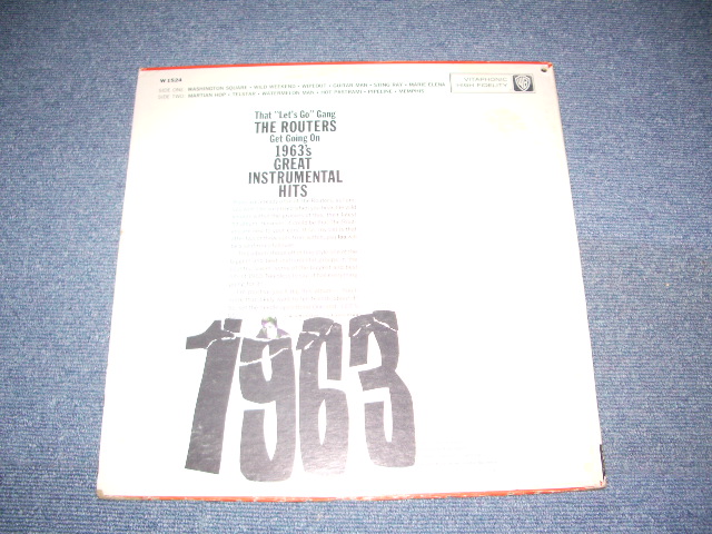 画像: The ROUTERS -  PLAY 1963'S  GREAT INSTRUMENTAL HITS ( 2nd PRESS COVER : Ex-/Ex+++) / 1964 US ORIGINAL MONO  LP