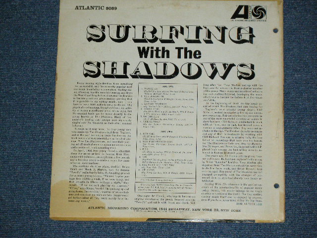 画像: THE SHADOWS - SURFING WITH THE SHADOWS ( VG+++/Ex+ ) / 1963 US ORIGINAL MONO Used LP 