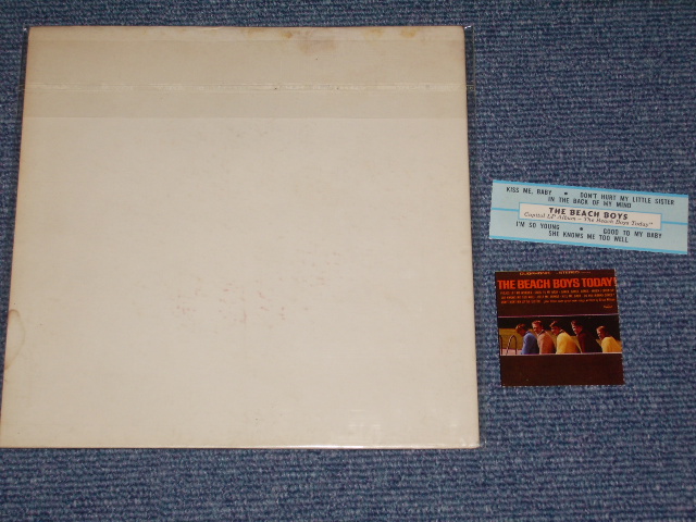 画像: THE BEACH BOYS - THE BEACH BOYS TODAY  / 1965 US ORIGINAL 7"33rpm EP+PS+TITLE STRIP+MINI PICTURE  