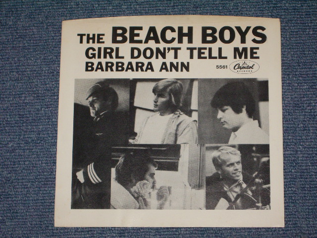 画像: THE BEACH BOYS - BARBARA ANN (  GLOSSY Finish SMALL SIZE PICTURE : MATRIX  G4/F1 : Ex+++/M-,Ex+++ ) / 1965 US ORIGINAL 7" SINGLE With PICTURE SLEEVE  