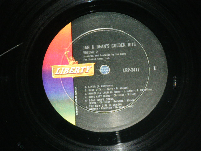 画像: JAN & DEAN -GOLDEN HITS VOL.2 ( Ex-/Ex-,Ex++)  / 1965 US ORIGINAL MONO  LP 