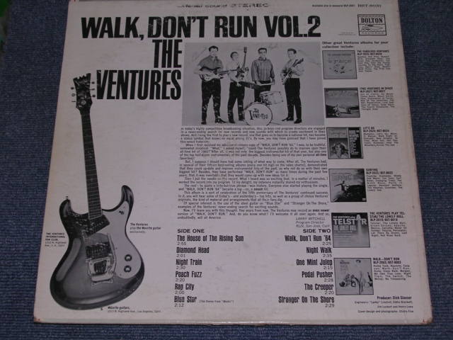 画像: THE VENTURES - WALK DON'T RUN VOL.2  / 1964 US AMERICA ORIGINAL AUDITION "PROMO / AUDITION" STEREO Jacket + MONO Record  LP 