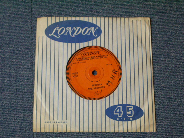 画像1: A) THE VENTURES -PERFIDIA / B) KRN DODD - DREAM THAT I LOVE YOU /  1961UK Promo Only Coupling 7" Single