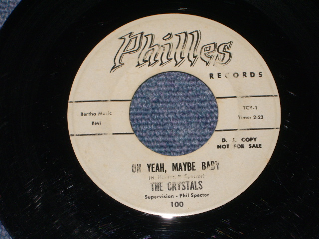 画像: THE CRYSTALS - THERE'S NO OTHER (LIKE MY BABY)   ( WHITE LABEL PROMO :Ex/Ex Looks: VG+++ ) / 1961 US ORIGINAL 7" SINGLE With COMPANY SLEEVE 