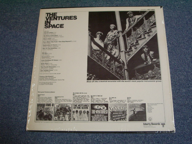 画像: THE VENTURES - IN SPACE (MINT-/MINT- )  / 1970  US RELEASE DIFFERENT BACK COVER Stereo LP 