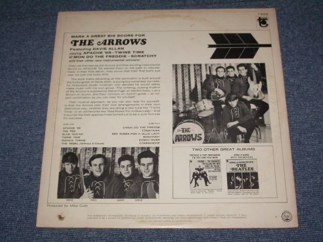画像: THE ARROWS - APACHE '65 ( Ex+/Ex++ : Matrix # F5/F5 ) / 1965 US ORIGINAL MONO LP