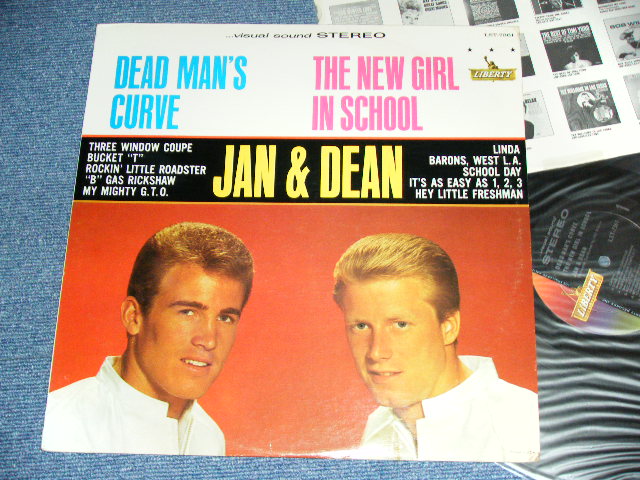 画像1: JAN & DEAN - THE NEW GIRL IN SCHOOL / DEAD MAN'S CURVE "COLOR Cover " ( Ex++/MINT- )  / 1964 US ORIGINAL STEREO LP 